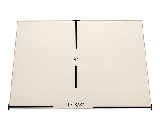 Ceramic Replacement Glass for Blaze King KFF-403 Door Glass Replacement - 13 3/8" x 8"