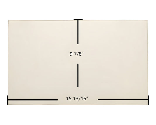 Ceramic Replacement Glass for Blaze King Princess, PI29, PE32, PE1006, PEJ1006, PEJ1106 Door Glass Replacement - 15 13/16" x 9 7/8"