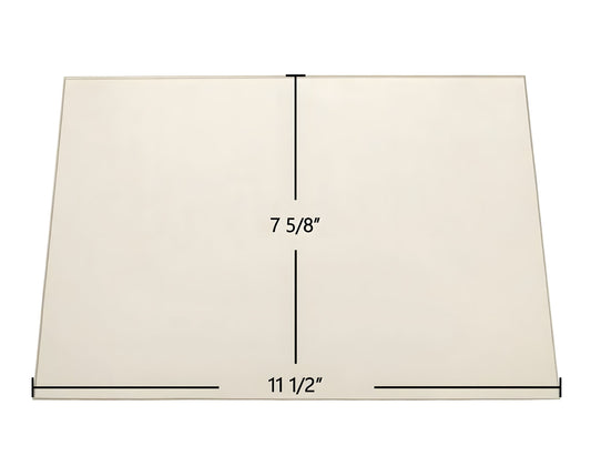 Ceramic Replacement Glass for Blaze King Princess PT-204 / PTJ-204 / PFJ-202 Door Glass Replacement - 11 1/2" x 7 5/8"