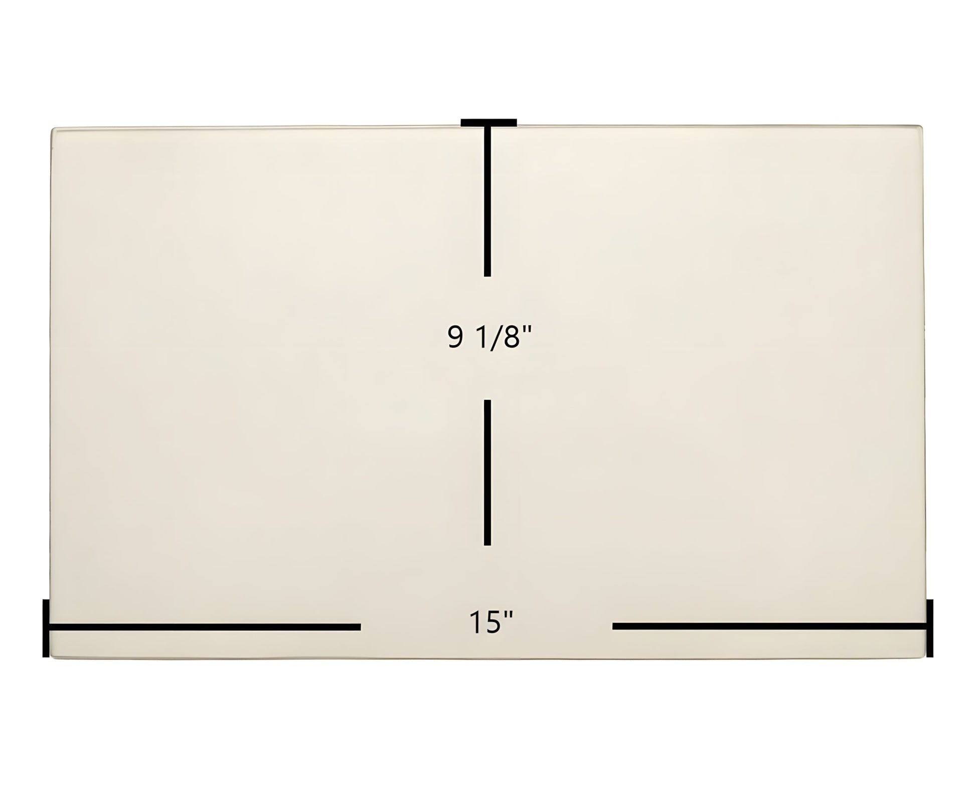 Ceramic Replacement Glass for Blaze King Royal Guardian RGT-3001 Door Glass Replacement - 9 1/8" x 15"