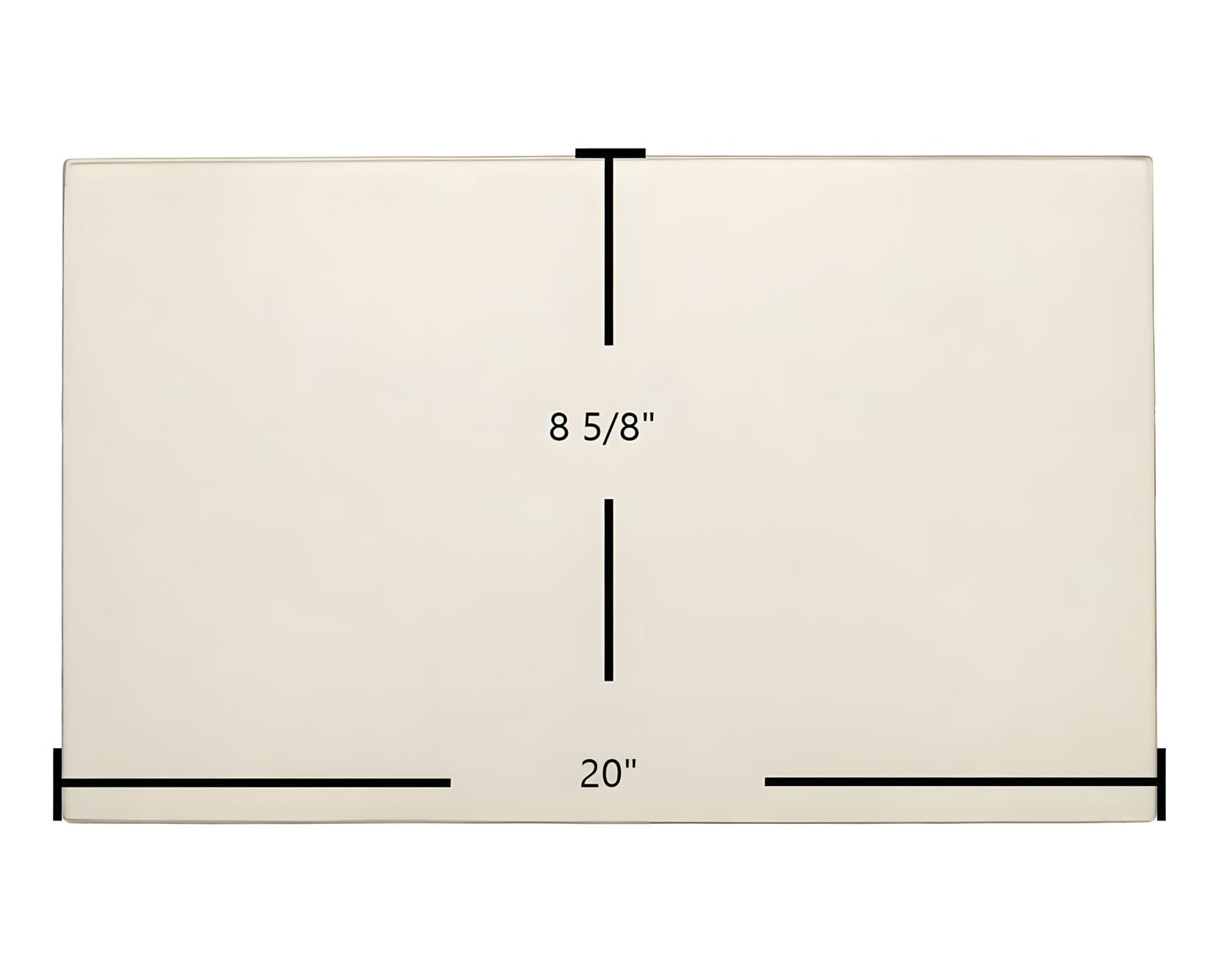 Ceramic Replacement Glass for Blue Ridge 7GBRM Door Glass Replacement - 20" x 8 5/8"