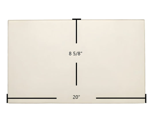 Ceramic Replacement Glass for Blue Ridge 7GBRM Door Glass Replacement - 20" x 8 5/8"
