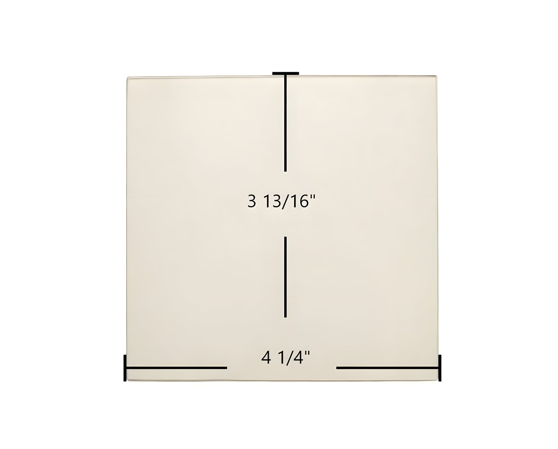 Ceramic Replacement Glass for Breckwell Big E P1000PB, P7000 Solstice Door Glass Replacement - 4 1/4" x 3 13/16"
