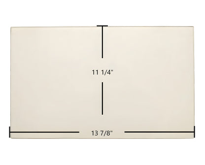 Ceramic Replacement Glass for Breckwell Monticello SPG 9000 Center Door Glass Replacement - 11 1/4" x 13 7/8"