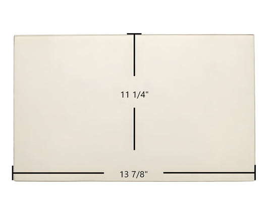 Ceramic Replacement Glass for Breckwell Monticello SPG 9000 Center Door Glass Replacement - 11 1/4" x 13 7/8"
