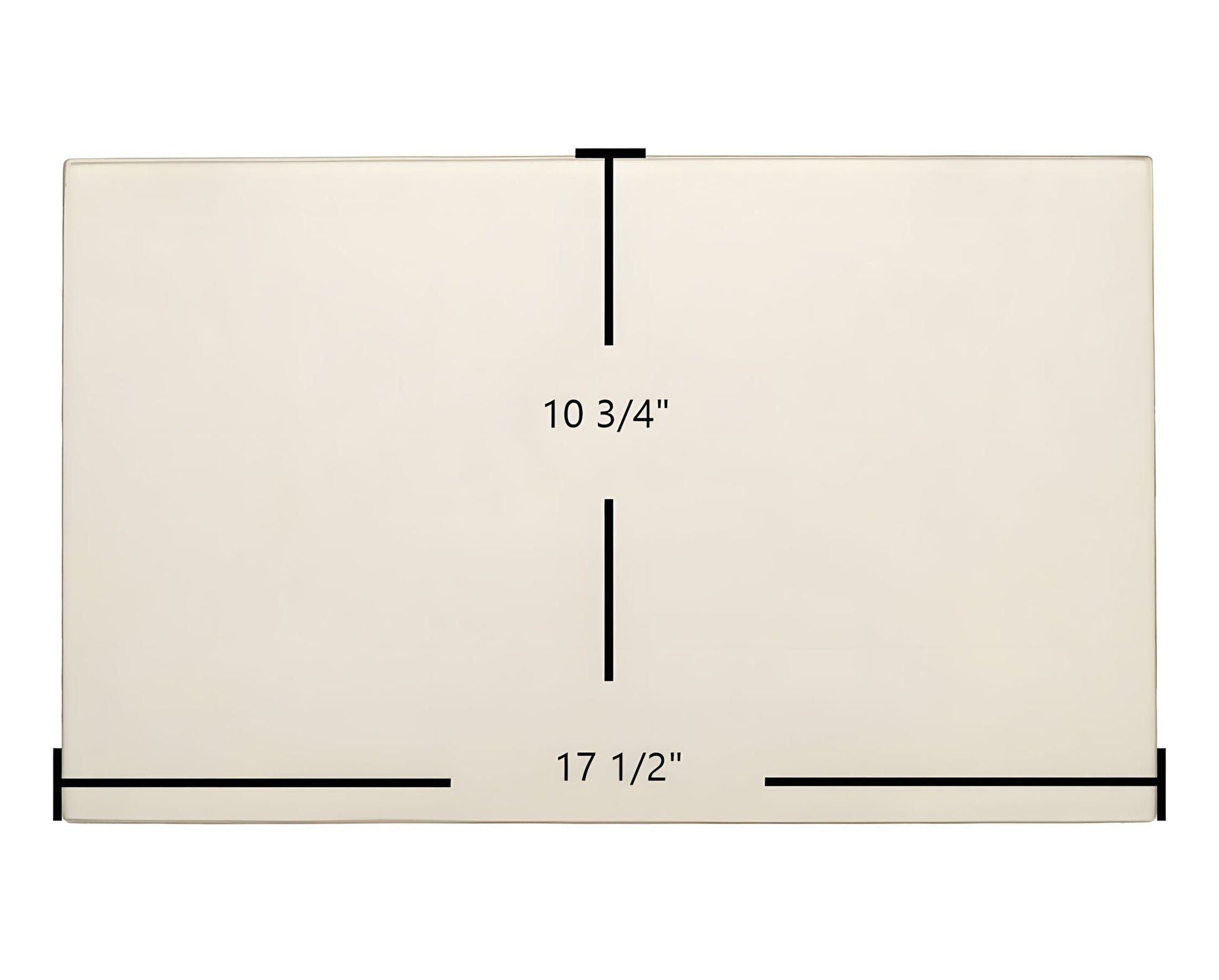 Ceramic Replacement Glass for Breckwell P2000FS, P2000, P2000I, P2700, Tahoe, Mojave Center Door Glass Replacement - 10 3/4" x 17 1/2"