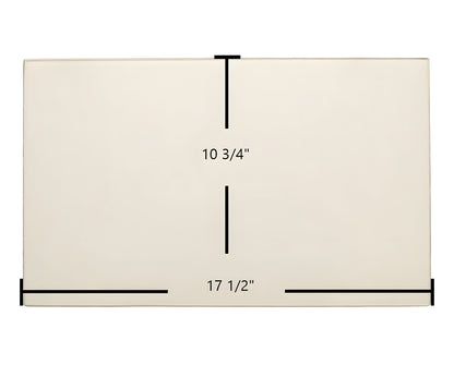 Ceramic Replacement Glass for Breckwell P2000FS, P2000, P2000I, P2700, Tahoe, Mojave Center Door Glass Replacement - 10 3/4" x 17 1/2"
