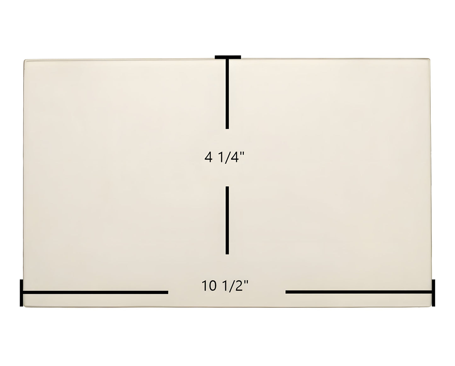 Ceramic Replacement Glass for Breckwell P24I, Cadet P26, P32-I Cadet Door Glass Replacement - 10 1/2" x 4 1/4"