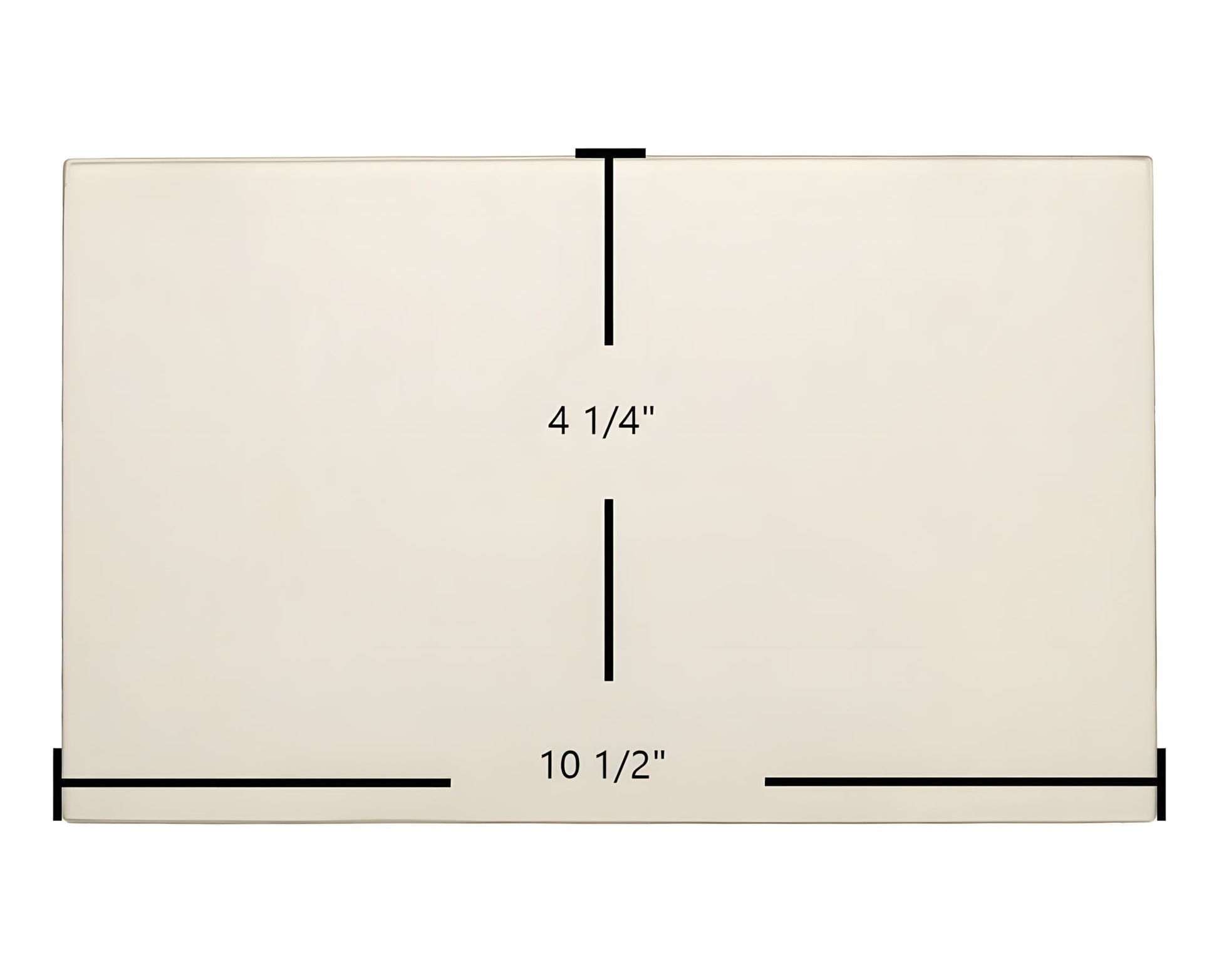 Ceramic Replacement Glass for Breckwell P24I, Cadet P26, P32-I Cadet Door Glass Replacement - 10 1/2" x 4 1/4"