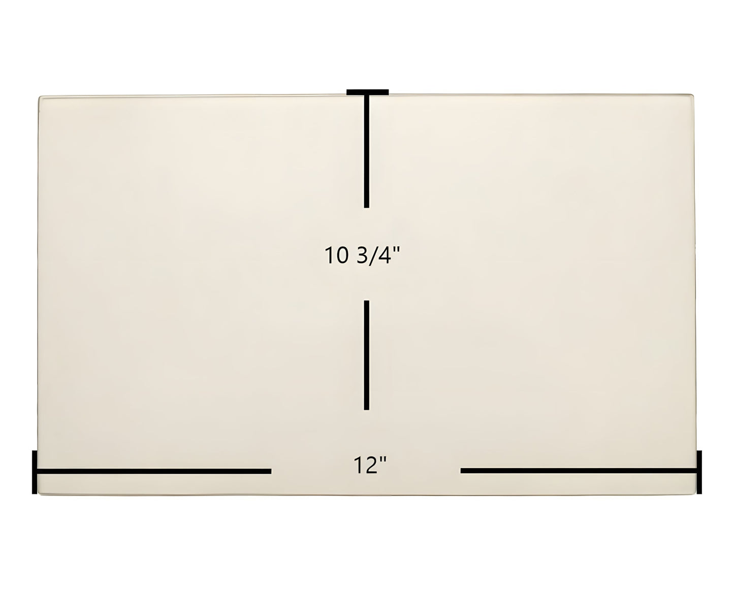 Ceramic Replacement Glass for Breckwell P2700 Door Glass Replacement - 12" x 10 3/4"