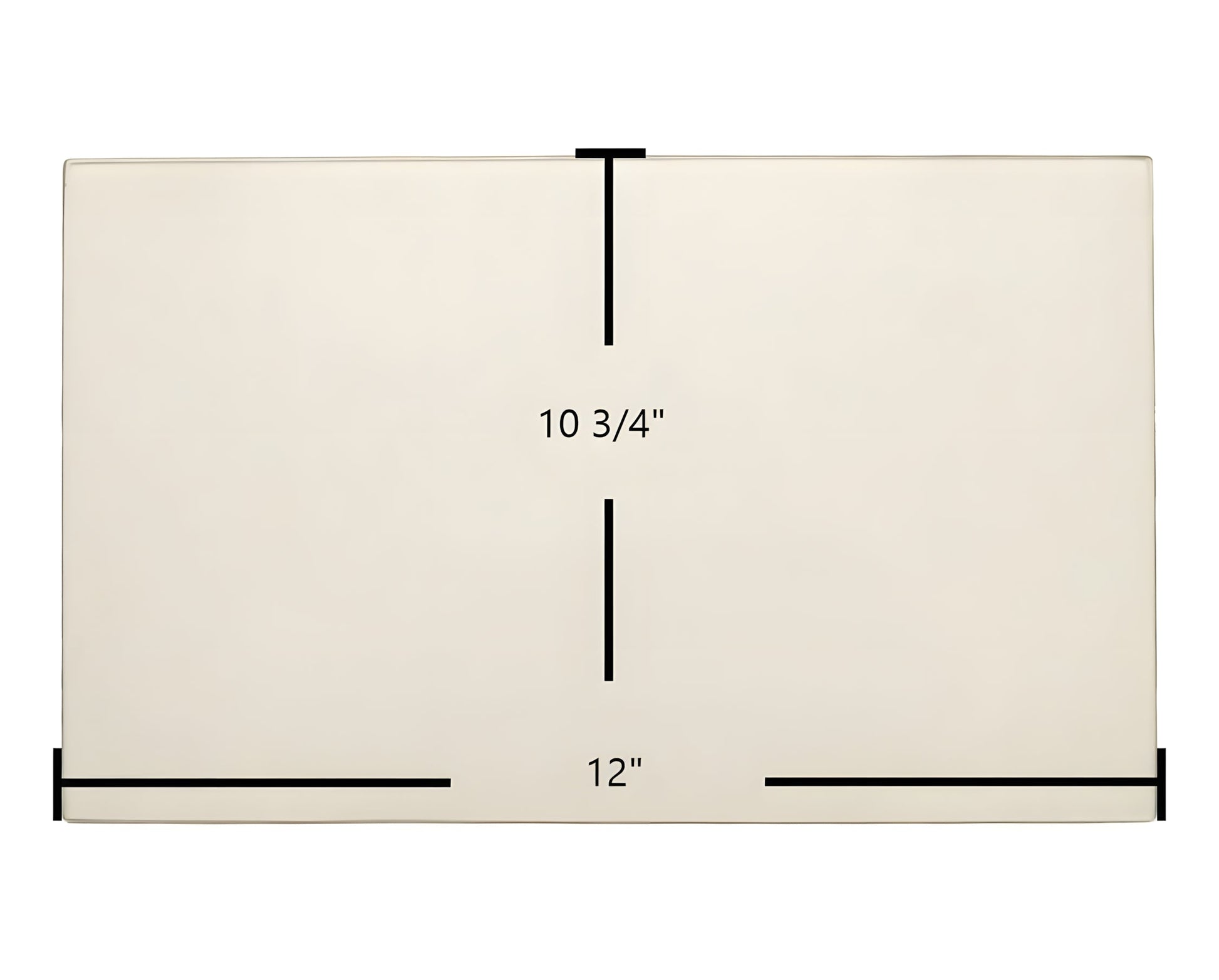 Ceramic Replacement Glass for Breckwell P2700 Door Glass Replacement - 12" x 10 3/4"