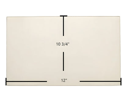 Ceramic Replacement Glass for Breckwell P2700 Door Glass Replacement - 12" x 10 3/4"
