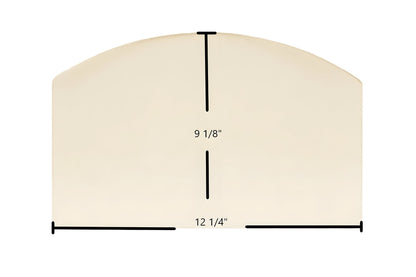 Ceramic Replacement Glass for Breckwell SPC-50 Ceramic Glass Panel | Archtop | 12 1/4" x 9 1/8" | Part #892302 - 12 1/4" x 9 1/8" Archtop