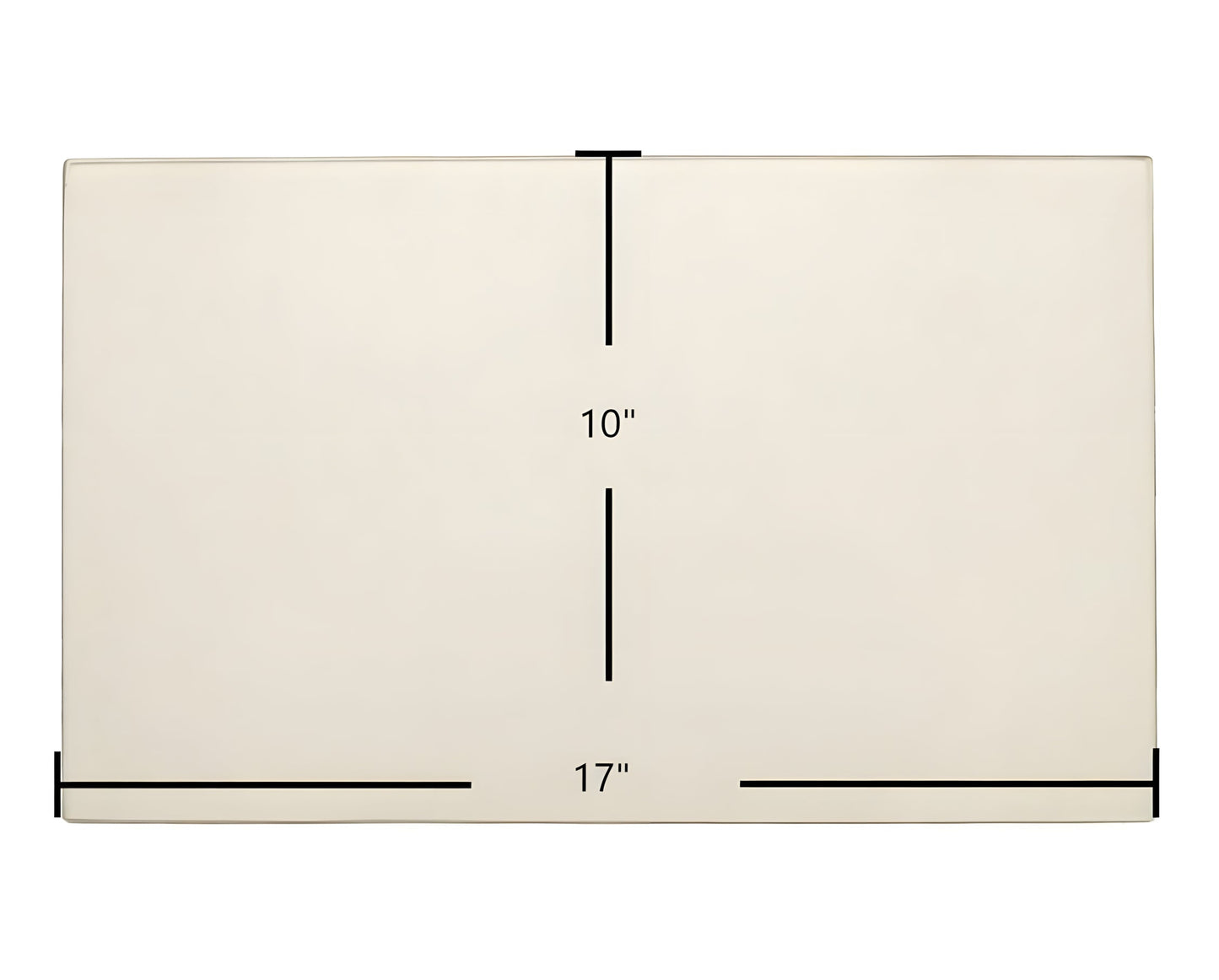 Ceramic Replacement Glass for Breckwell SW1.2, SW2.0, SW2.5 Door Glass Replacement - 17" x 10"