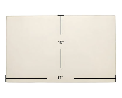 Ceramic Replacement Glass for Breckwell SW1.2, SW2.0, SW2.5 Door Glass Replacement - 17" x 10"