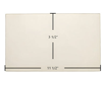 Ceramic Replacement Glass for Breckwell SW180 Side Door Glass Replacement - 11 1/2" x 3 1/2"