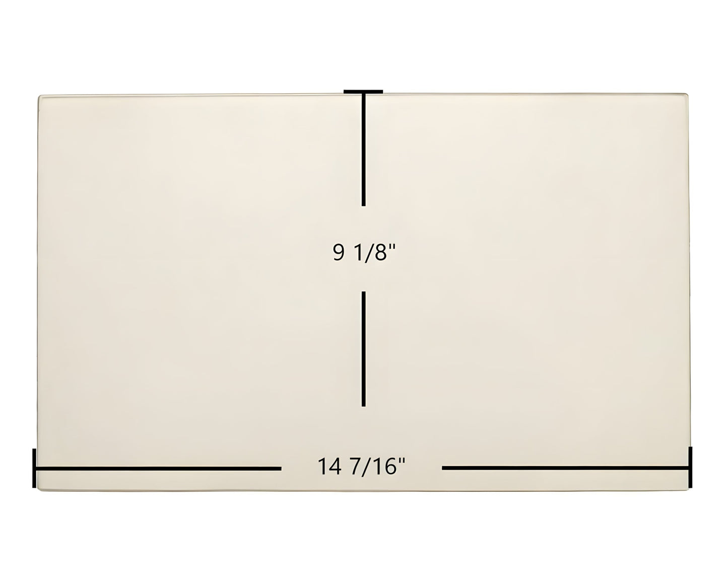 Ceramic Replacement Glass for Breckwell SWC31, SW2100, SW4100 Door Glass Replacement - 14 7/16" x 9 1/8"