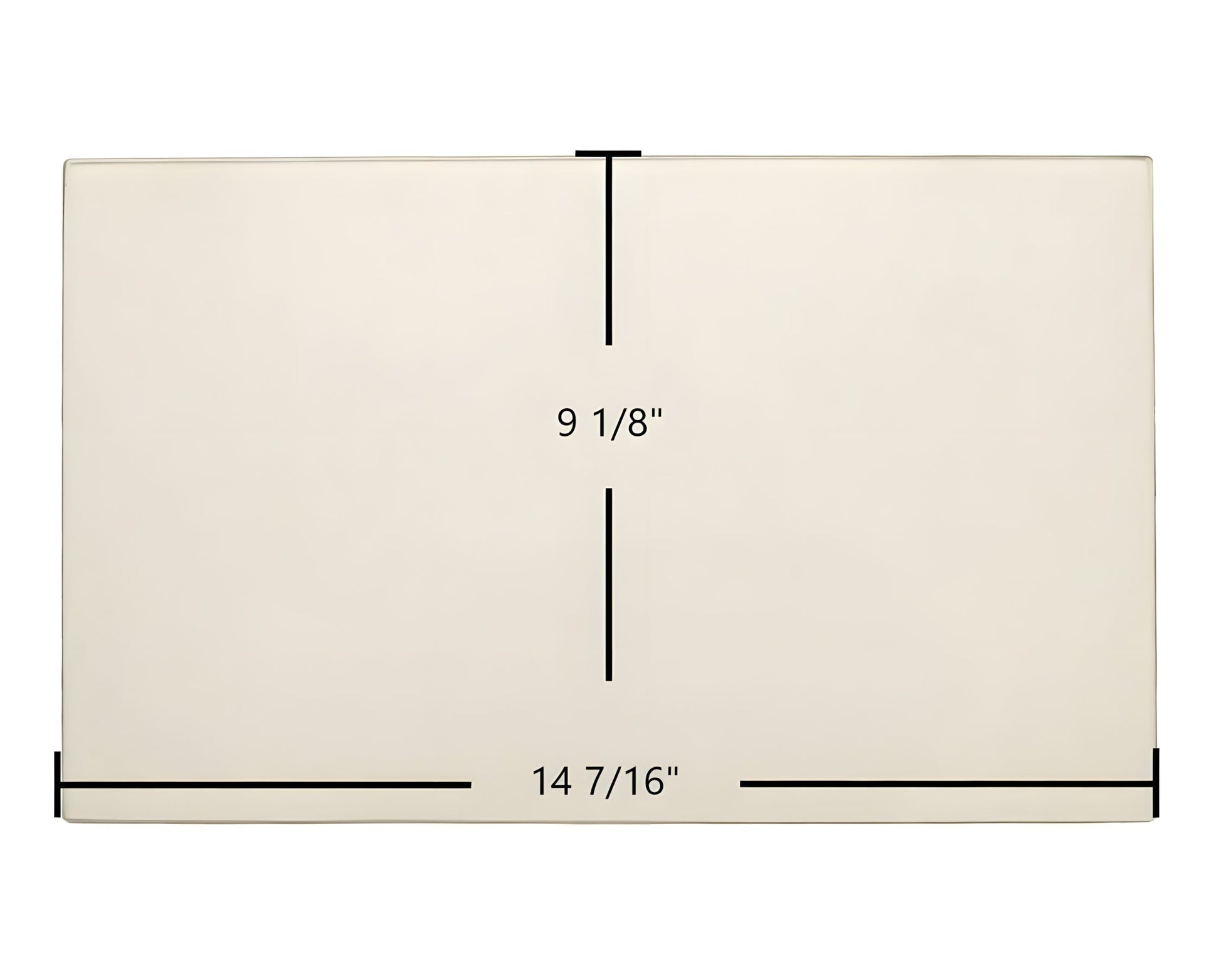 Ceramic Replacement Glass for Breckwell SWC31, SW2100, SW4100 Door Glass Replacement - 14 7/16" x 9 1/8"