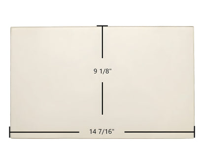 Ceramic Replacement Glass for Breckwell SWC31, SW2100, SW4100 Door Glass Replacement - 14 7/16" x 9 1/8"