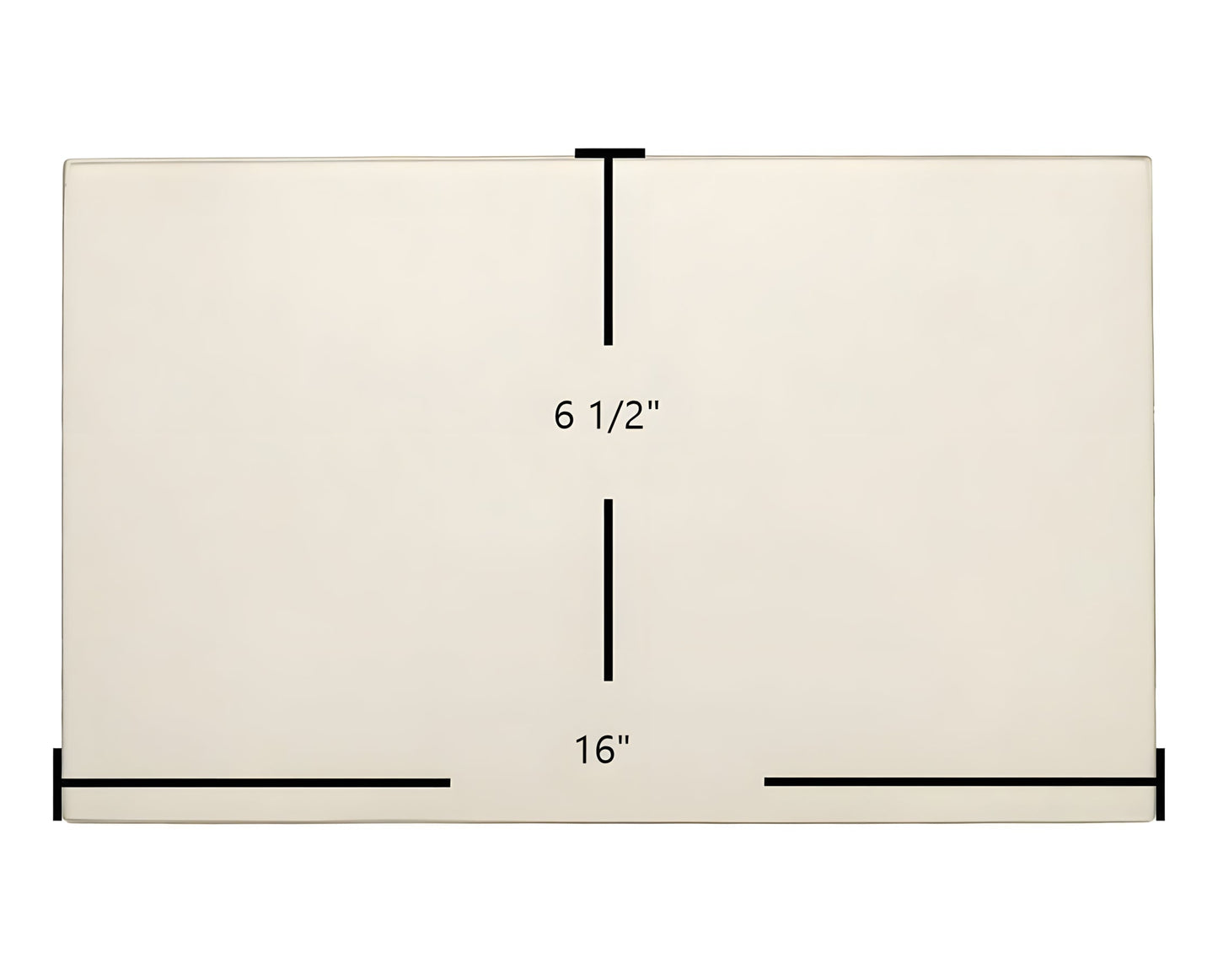 Ceramic Replacement Glass for Brunco Firelite, Blazer I, Blazer II Door Glass Replacement - 16" x 6 1/2"