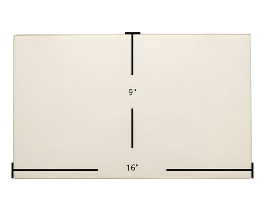 Ceramic Replacement Glass for Brunco Spitfire Insert Door Glass Replacement - 16" x 9"