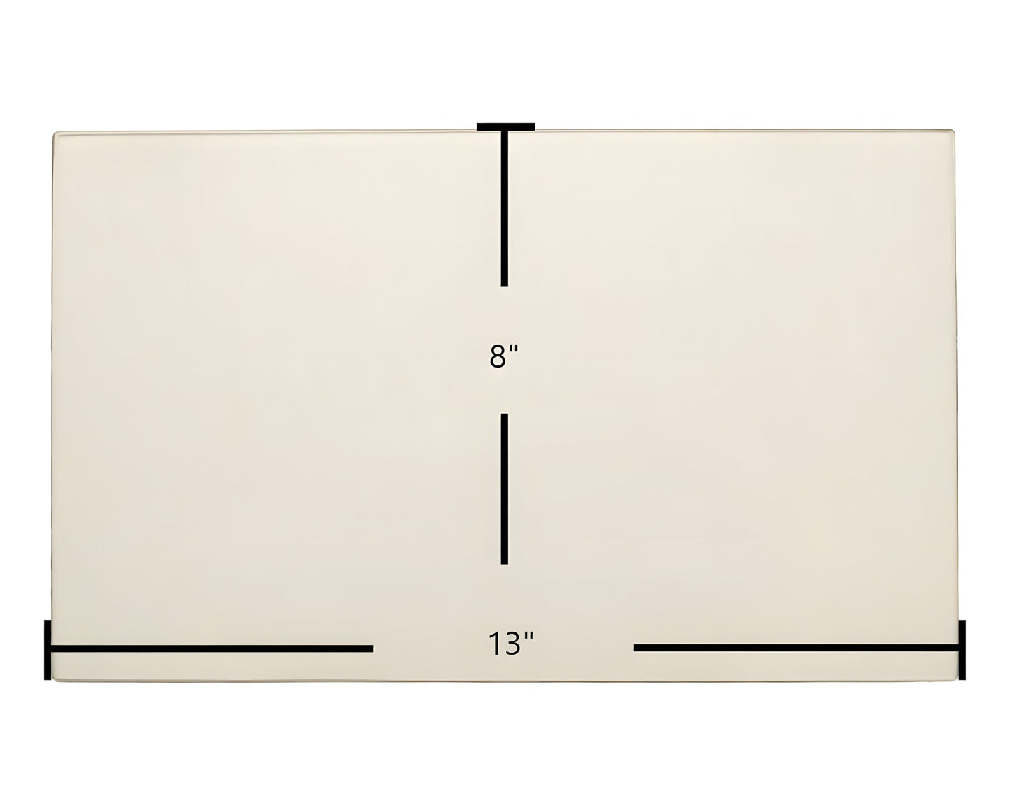 Ceramic Replacement Glass for Buck Carolina I Small Door Glass Replacement - 13" x 8"