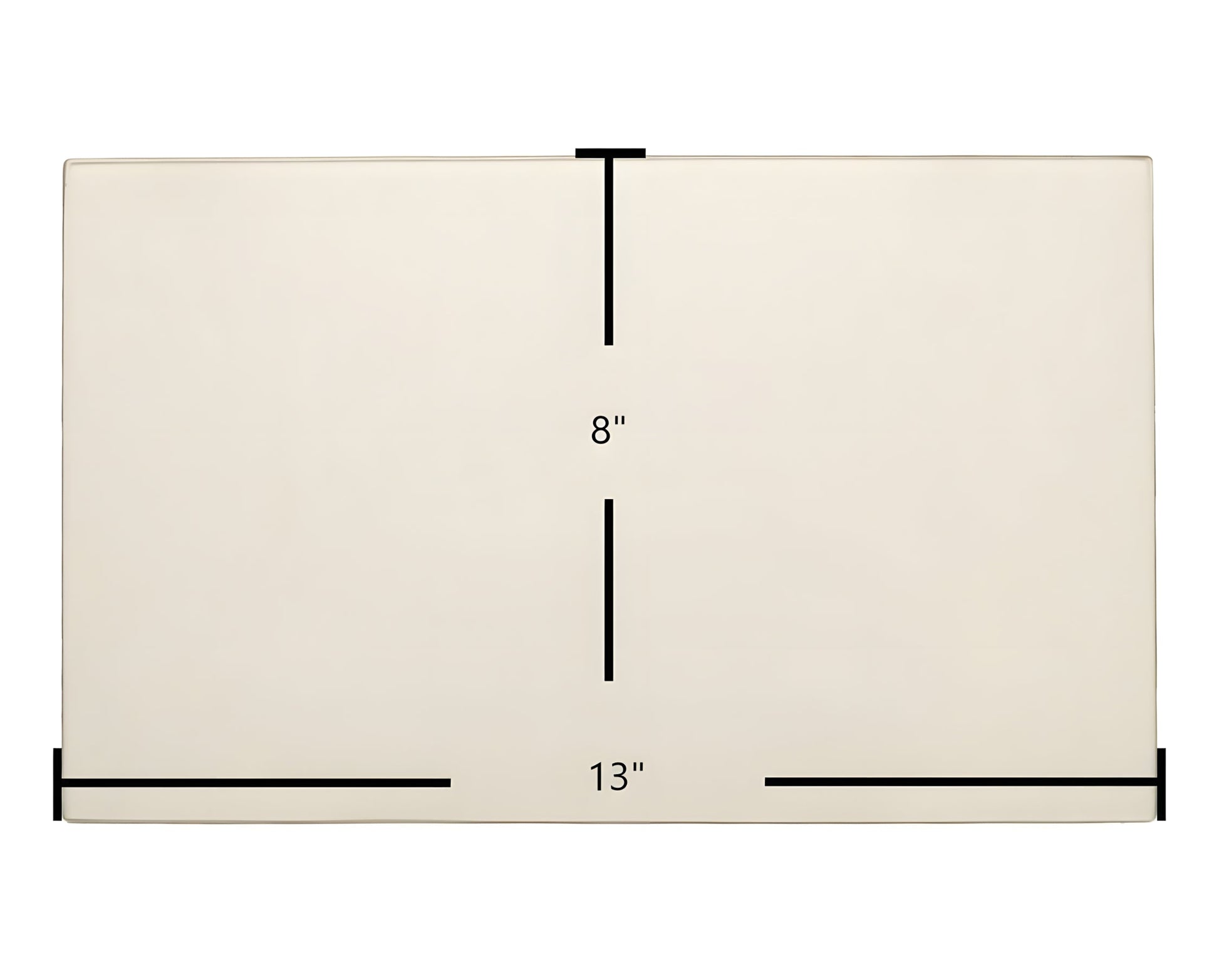 Ceramic Replacement Glass for Buck Carolina I Small Door Glass Replacement - 13" x 8"