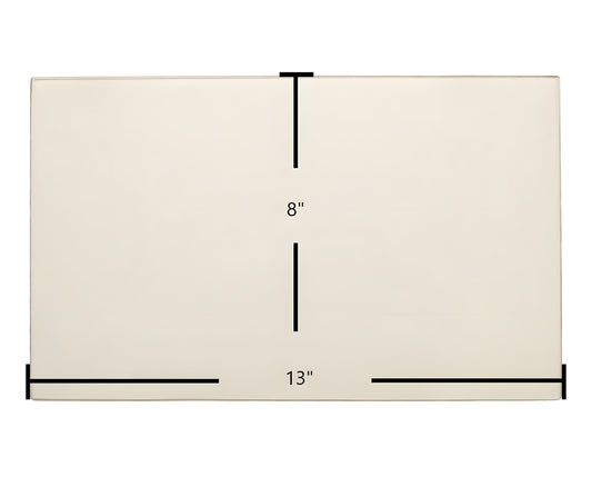 Ceramic Replacement Glass for Buck Carolina I Small Door Glass Replacement - 13" x 8"