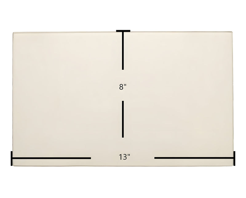 Ceramic Replacement Glass for Buck Carolina I Small Door Glass Replacement - 13" x 8"