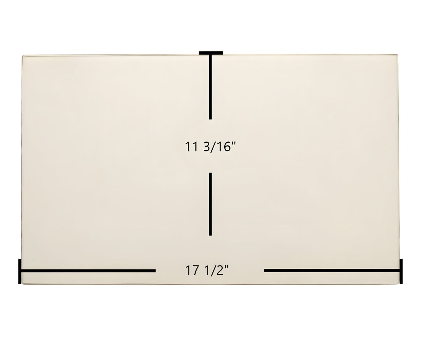 Ceramic Replacement Glass for Buck Stove Carolina 1 Large Door Glass Replacement - 17 1/2" x 11 3/16"