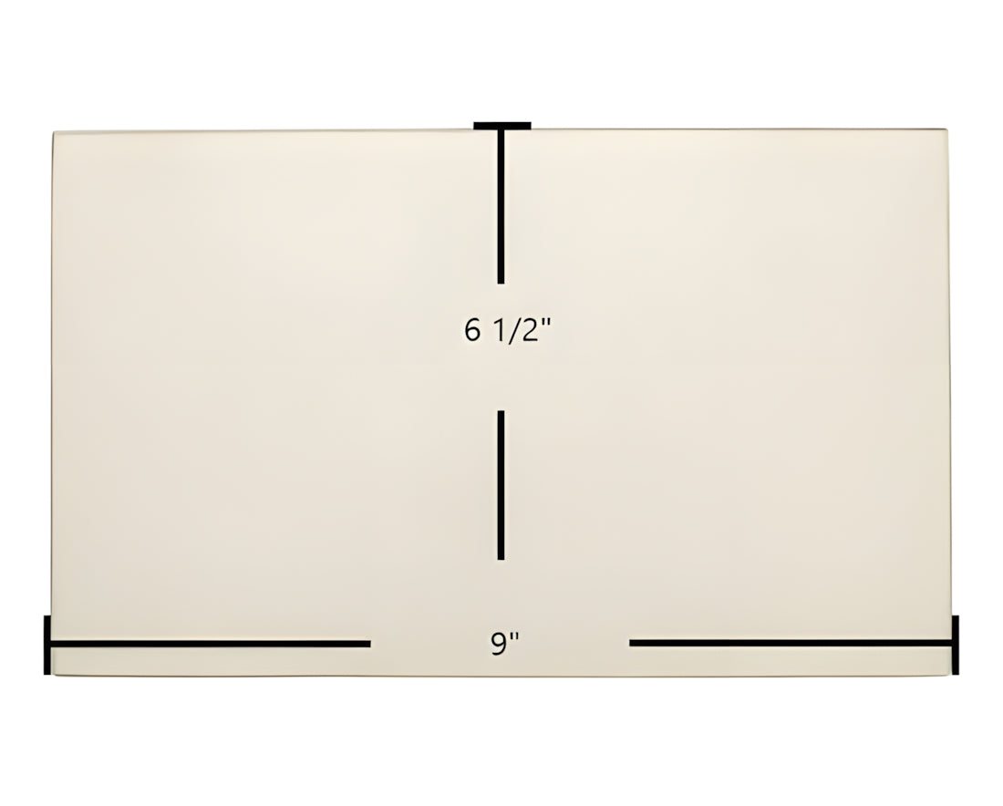 Ceramic Replacement Glass for Buck Stove Glass Kit - 6 1/2" x 9"