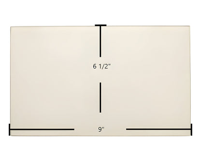 Ceramic Replacement Glass for Buck Stove Glass Kit - 6 1/2" x 9"