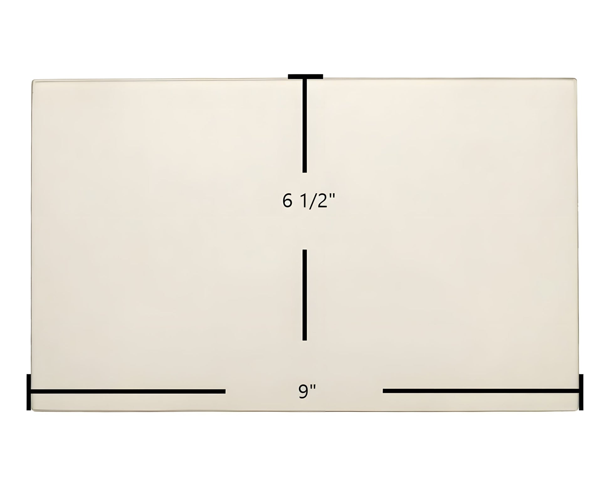 Ceramic Replacement Glass for Buck Stove Models 26000-B, 27000-B, 28000 Door Glass Replacement - 9" x 6 1/2"