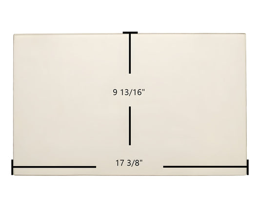Ceramic Replacement Glass for Buck Stove Little Buck 26000-C, 27000, 28000 Big Buck Door Glass Replacement - 17 3/8" x 9 13/16"