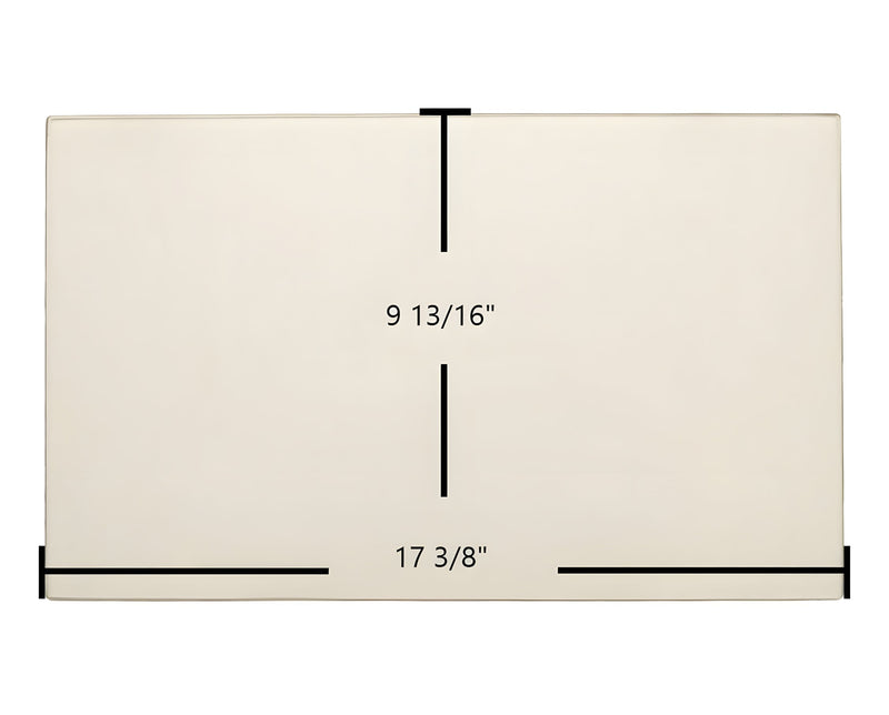 Ceramic Replacement Glass for Buck Stove Little Buck 26000-C, 27000, 28000 Big Buck Door Glass Replacement - 17 3/8" x 9 13/16"