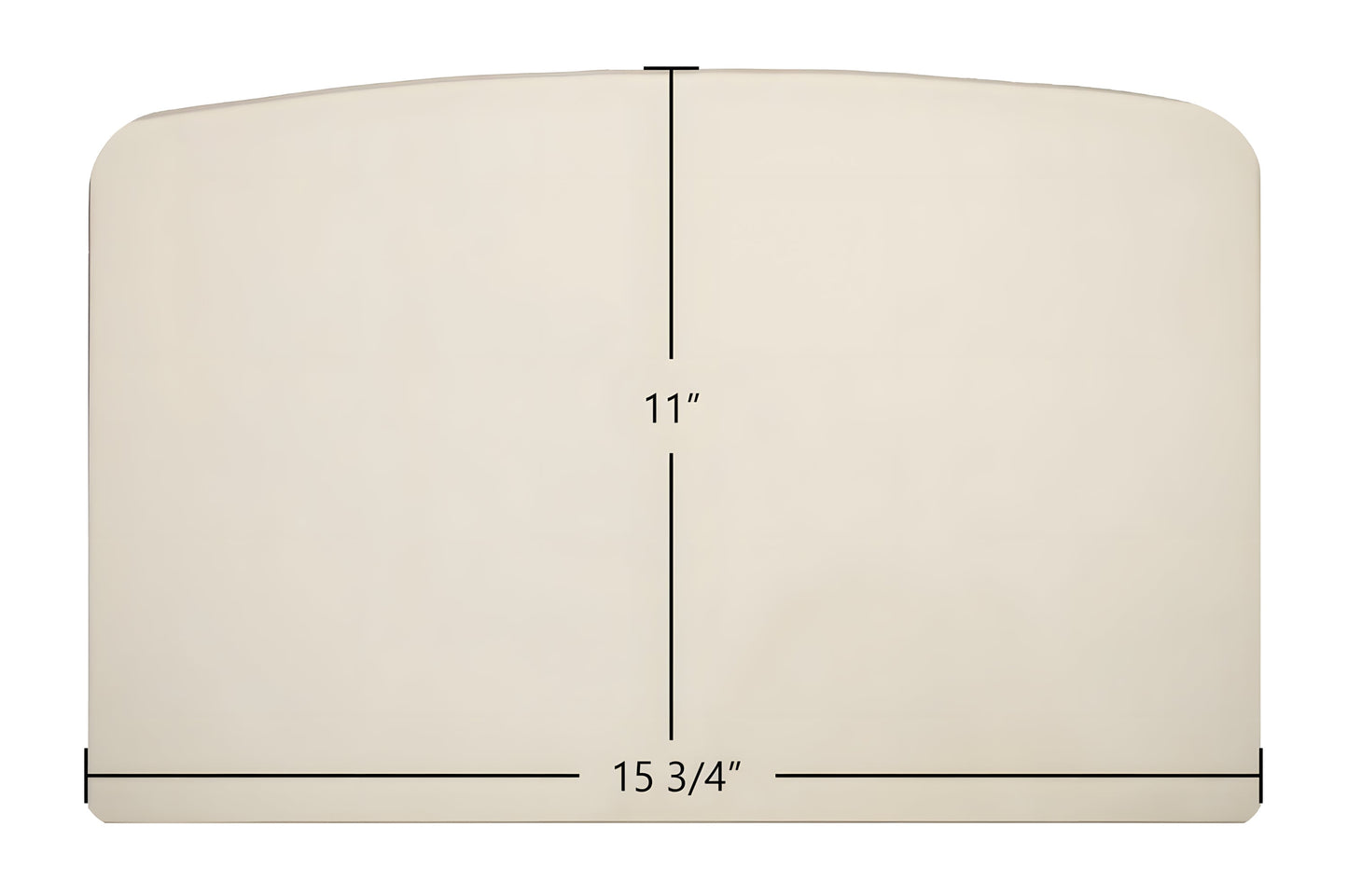 Ceramic Replacement Glass for Buck Stove Townsend III Door Glass Replacement - 15 3/4" x 11"