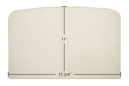 Ceramic Replacement Glass for Buck Stove Townsend III Door Glass Replacement - 15 3/4" x 11"