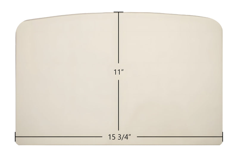 Ceramic Replacement Glass for Buck Stove Townsend III Door Glass Replacement - 15 3/4" x 11"