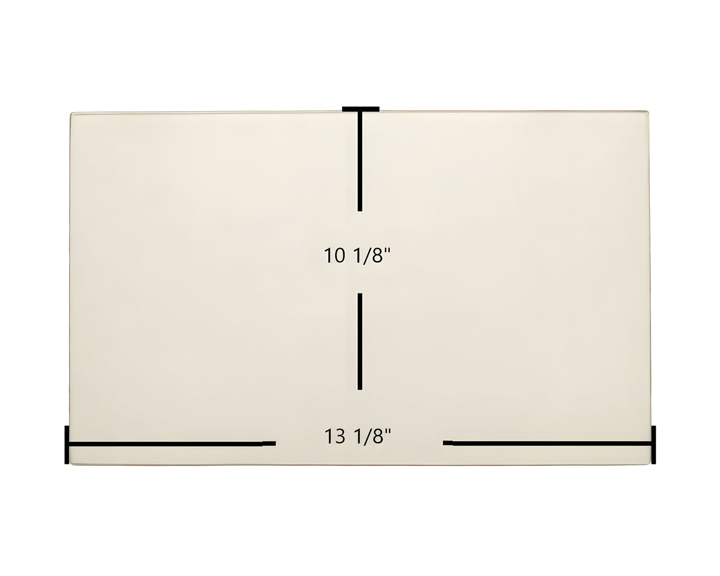 Ceramic Replacement Glass for Caddy Apollo, Caddy Mini Caddy, Caddy Alterna Door Glass Replacement - 13 1/8" x 10 1/8"