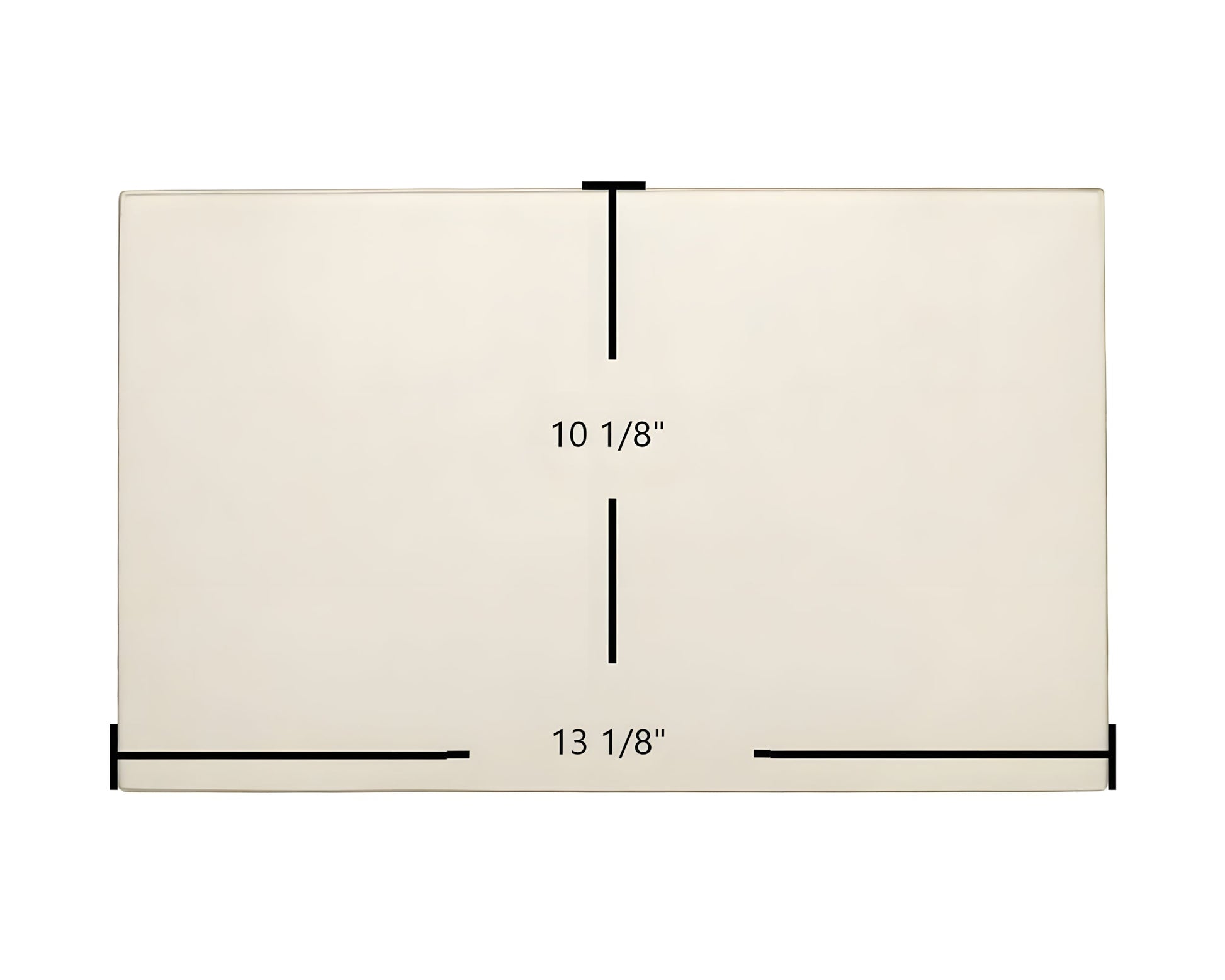 Ceramic Replacement Glass for Caddy Apollo, Caddy Mini Caddy, Caddy Alterna Door Glass Replacement - 13 1/8" x 10 1/8"