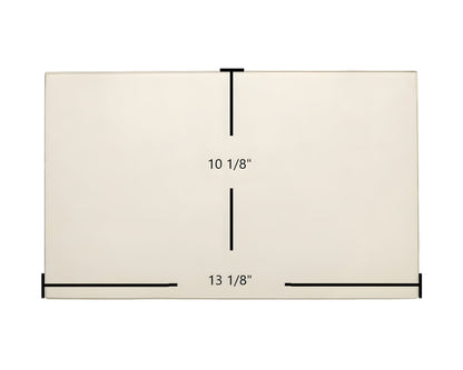 Ceramic Replacement Glass for Caddy Apollo, Caddy Mini Caddy, Caddy Alterna Door Glass Replacement - 13 1/8" x 10 1/8"