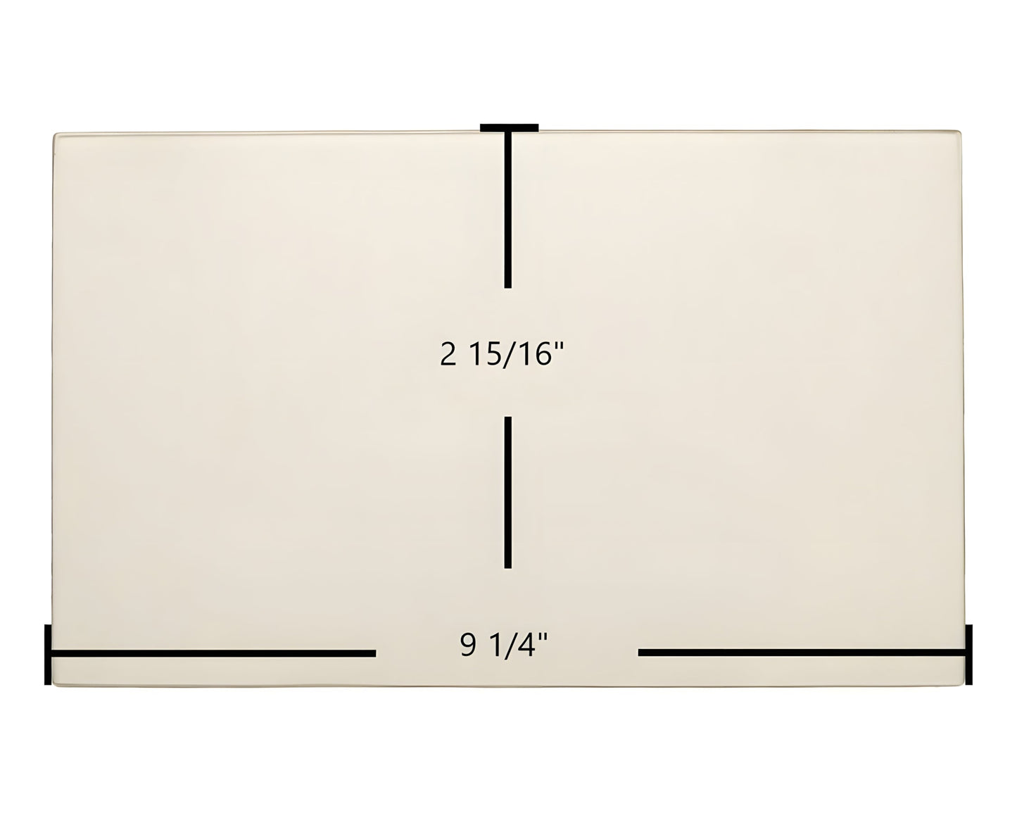 Ceramic Replacement Glass for Caddy Cobra Side Door Glass Replacement - 9 1/4" x 2 15/16"