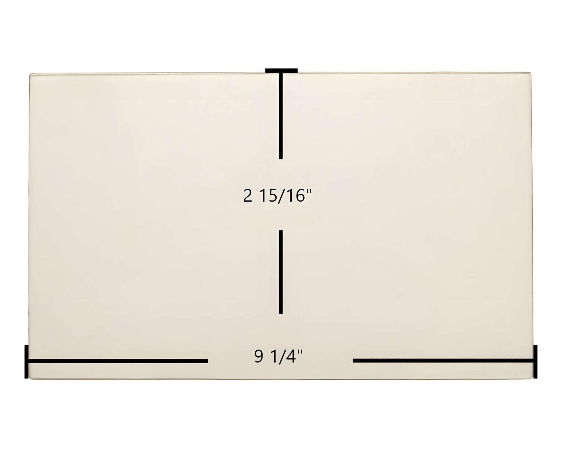 Ceramic Replacement Glass for Caddy Cobra Side Door Glass Replacement - 9 1/4" x 2 15/16"