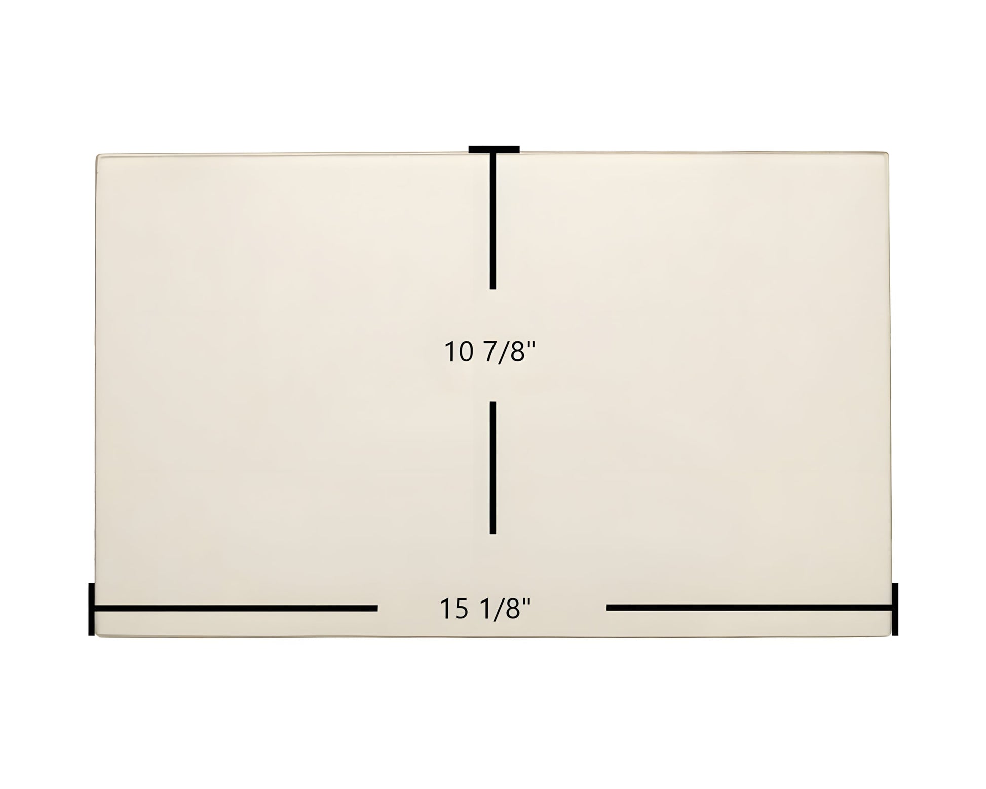 Ceramic Replacement Glass for Caddy Max Caddy Door Glass Replacement - 15 1/8" x 10 7/8"