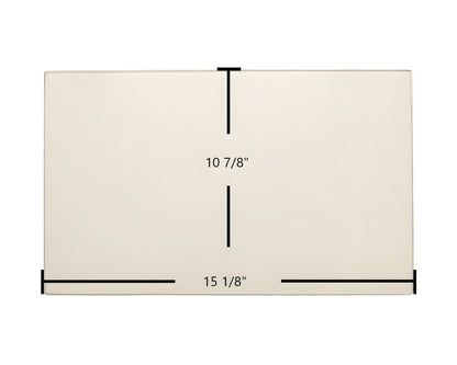 Ceramic Replacement Glass for Caddy Max Caddy Door Glass Replacement - 15 1/8" x 10 7/8"
