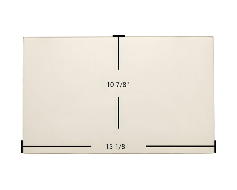 Ceramic Replacement Glass for Caddy Max Caddy Door Glass Replacement - 15 1/8" x 10 7/8"