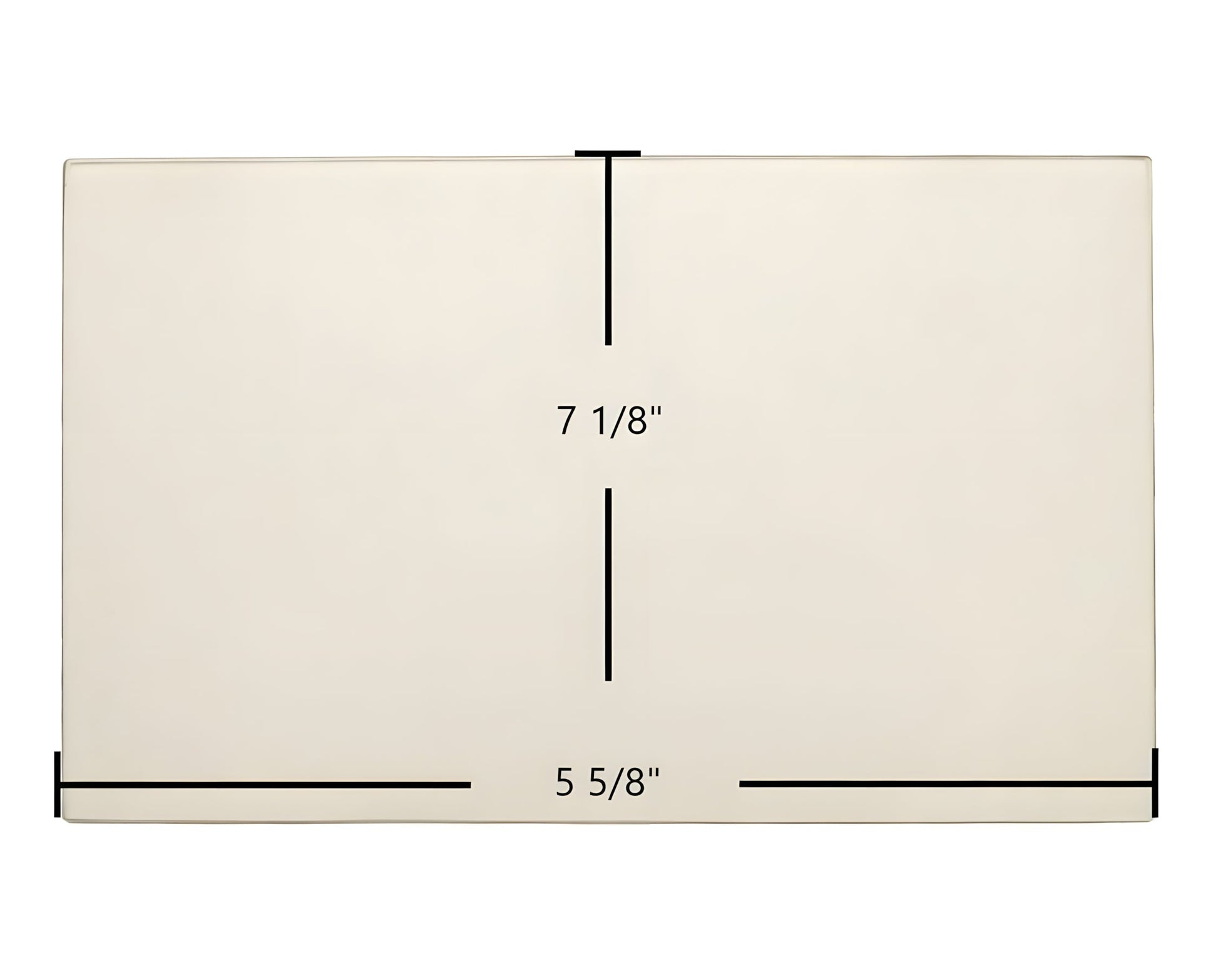 Ceramic Replacement Glass for Carolina I Small Door Glass Replacement - 7 1/8" x 5 5/8"