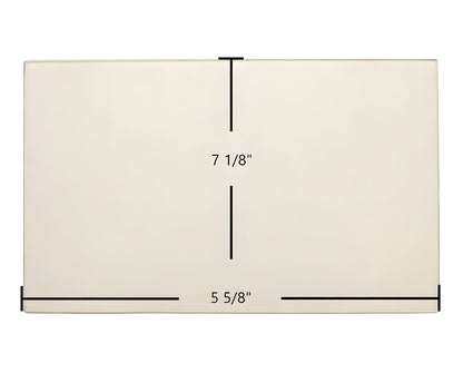 Ceramic Replacement Glass for Carolina I Small Door Glass Replacement - 7 1/8" x 5 5/8"