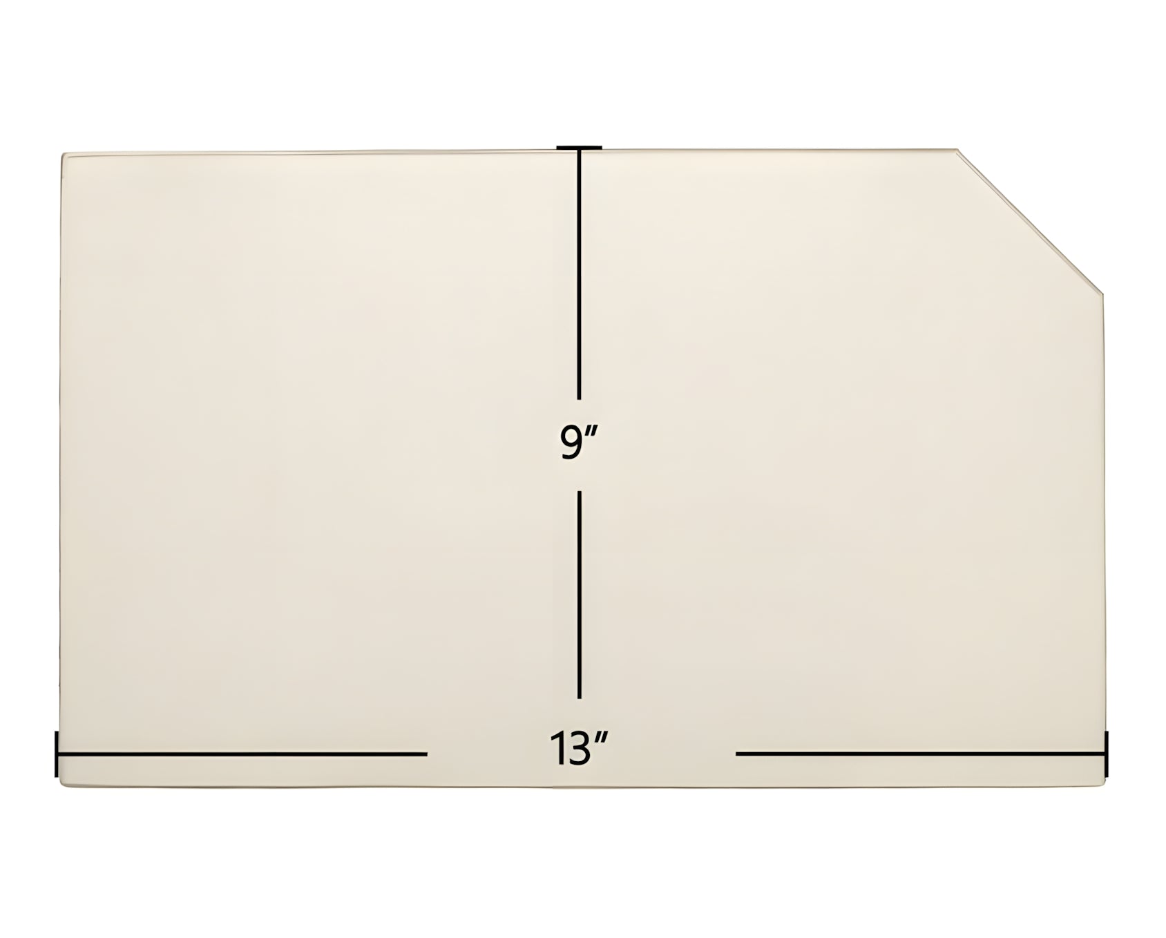 Ceramic Replacement Glass for Carolina II Woodstove Door Glass Replacement - 9" x 13"