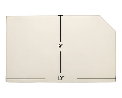 Ceramic Replacement Glass for Carolina II Woodstove Door Glass Replacement - 9" x 13"